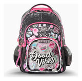 Footy Mochila Espalda 18 Pulgadas Good Vibes Luz Led F2123