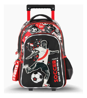 Footy Mochila Carro 18 Pulgadas Dinamic Con Luz Led F2221