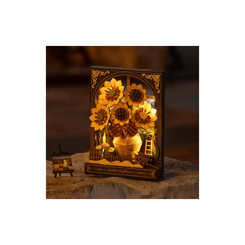 Robotime Puzzle Rolife Golden Sunflower TH002