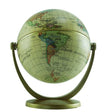Globo Terraqueo Antiguo Base Plastica 10cm 107a