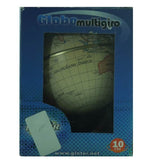 Globo Terraqueo Antiguo Base Plastica 10cm 107a