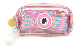 Chimola Cartuchera Cristal Lentejuelas Light Pink Tr44