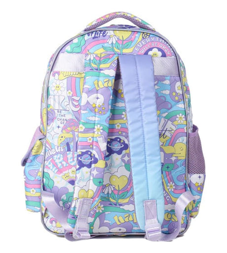 Chimola Mochila Espalda Trama Cristal 17" LOVE THE PLANET LIGHT PURPLE TR79