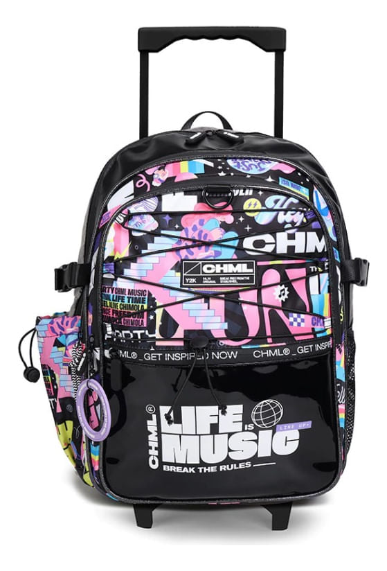 Chimola Mochila Carro Holo 17" Festival Black TR86