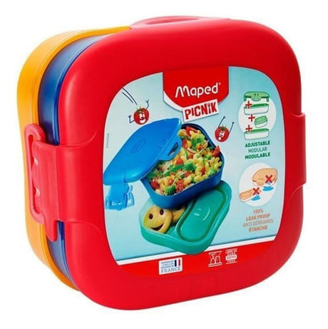 Maped Lonchera Concept Kids Contenedor 3 En 1 Rojo 870701