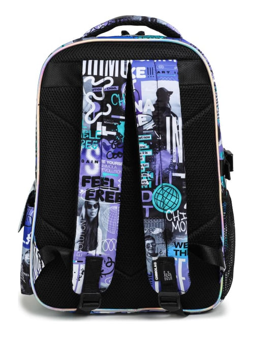 Chimola Mochila Espalda Trama Relieve 18'' Art Life TR71