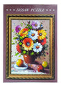 Puzzle 1000 Piezas Flores Y Frutas Al Óleo 1963521