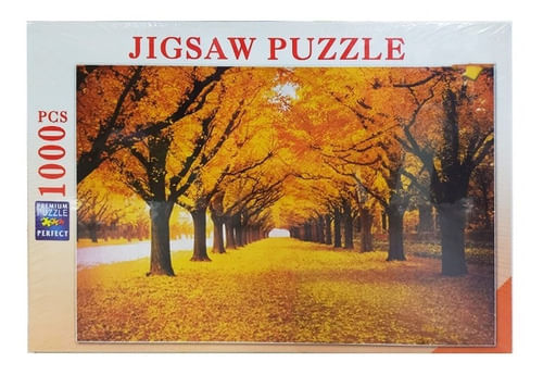 Puzzle 1000 Piezas Camino De Otoño Dorado 1959143