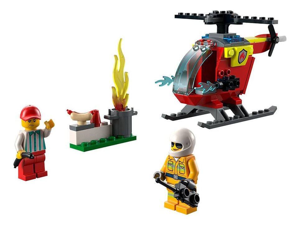 Lego City Helicóptero De Bomberos 60318