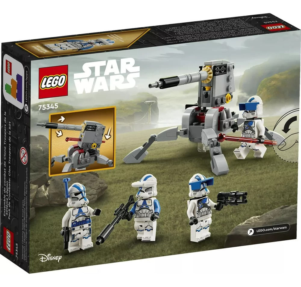 Lego Star Wars 501st Clone Troopers Battle Pack Set 75345