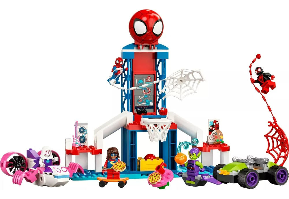 Lego Marvel Spider-man Webquarters Hangout Buildable 10784