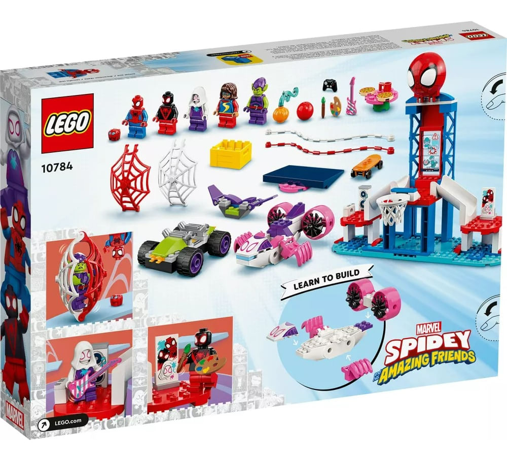 Lego Marvel Spider-man Webquarters Hangout Buildable 10784