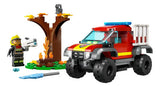 Lego City Camión De Rescate 4x4 Bomberos 97 Piezas 60393