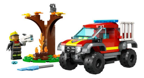 Lego City Camión De Rescate 4x4 Bomberos 97 Piezas 60393