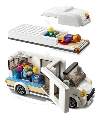 Lego City Autocaravana De Vacaciones 60283