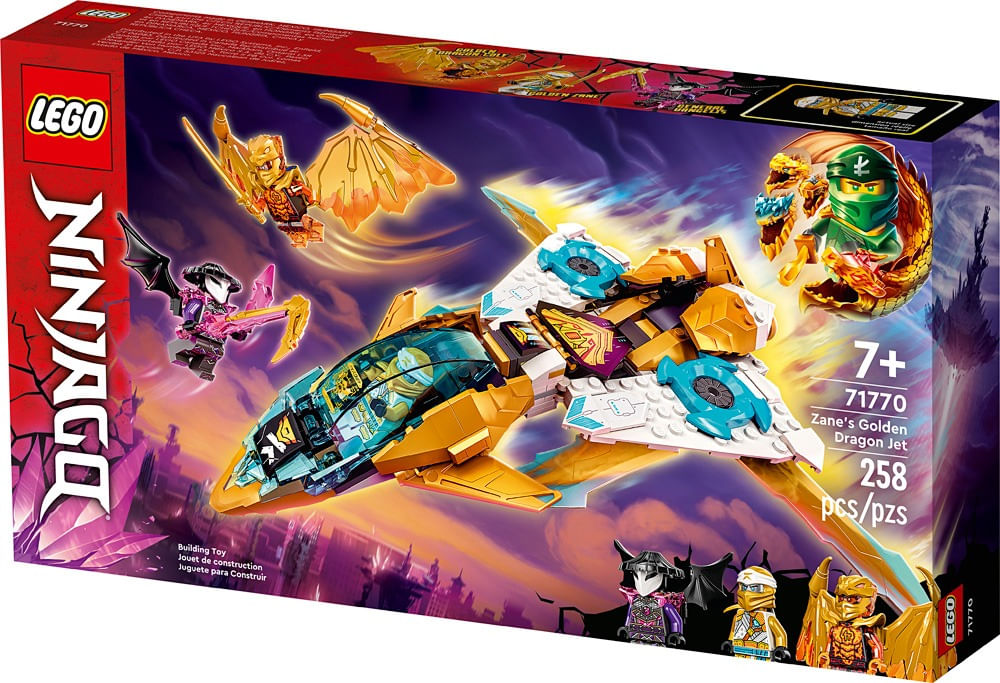 Lego Ninjago Zane's Golden Dragon Jet 71770