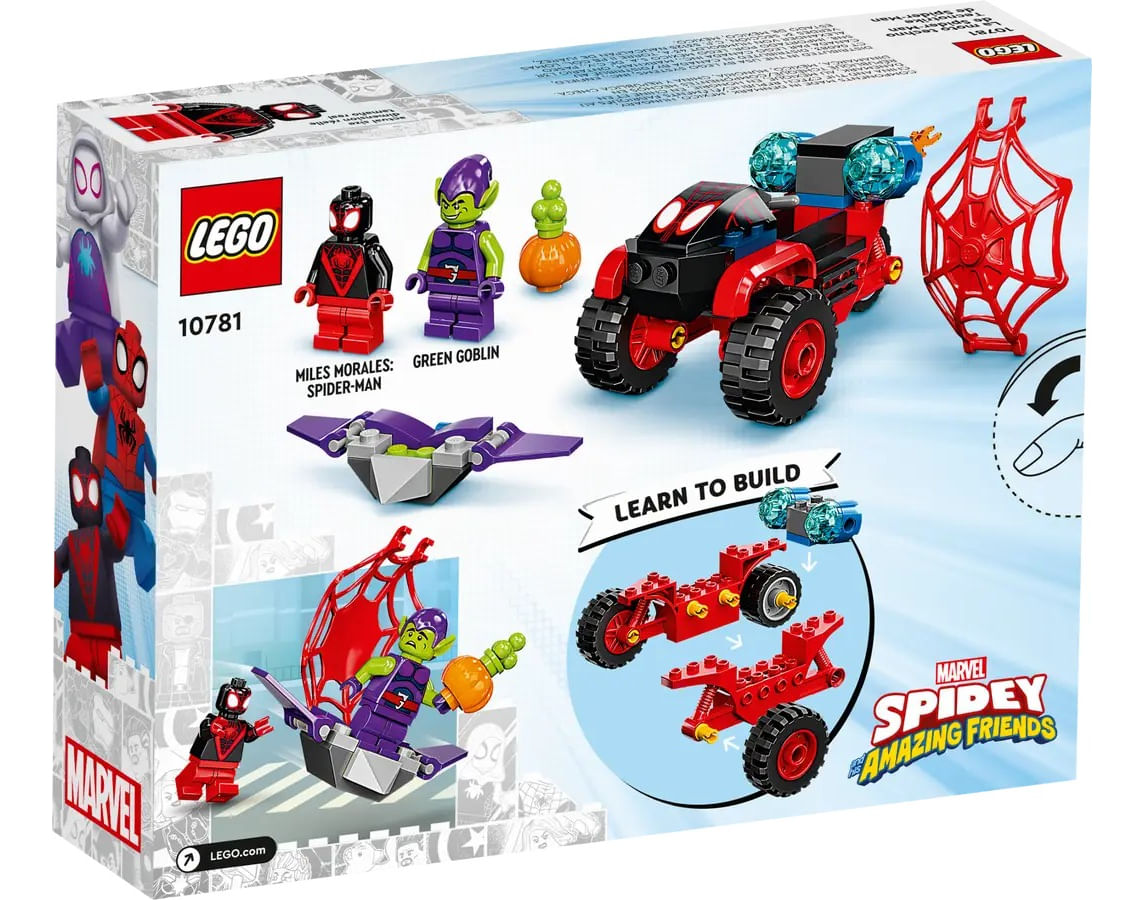 Lego Spidey Miles Morales: Tecnotrike De Spider-man 10781