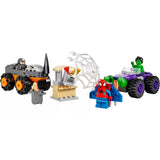 LEGO Spidey Camiones de Combate de Hulk y Rino 10782