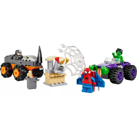 LEGO Spidey Camiones de Combate de Hulk y Rino 10782