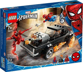 Lego Marvel Spiderman And Ghost Rider Vs. Carnage 76173