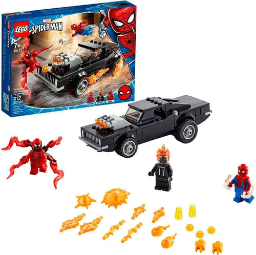 Lego Marvel Spiderman And Ghost Rider Vs. Carnage 76173