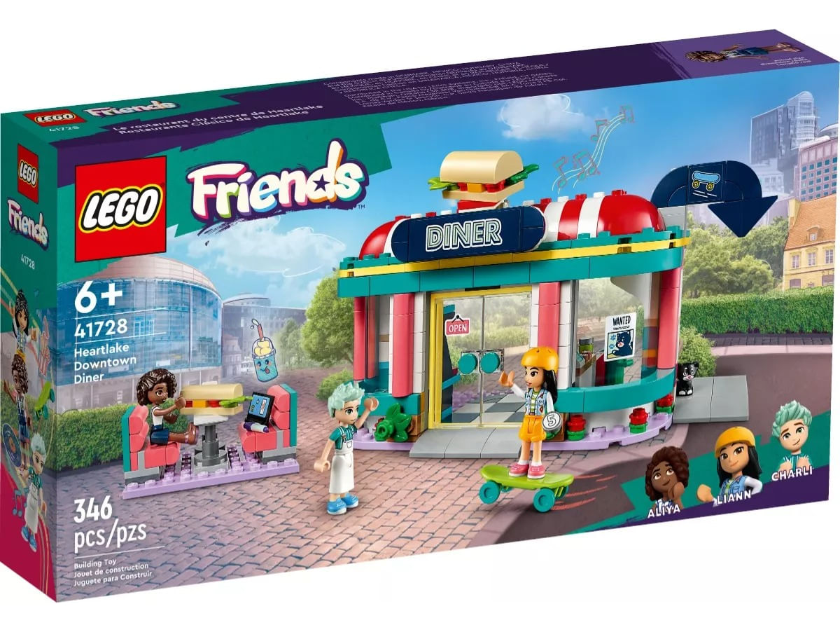 Lego Friends Restaurante Clasico De Heartlake 346 Pzs 41728