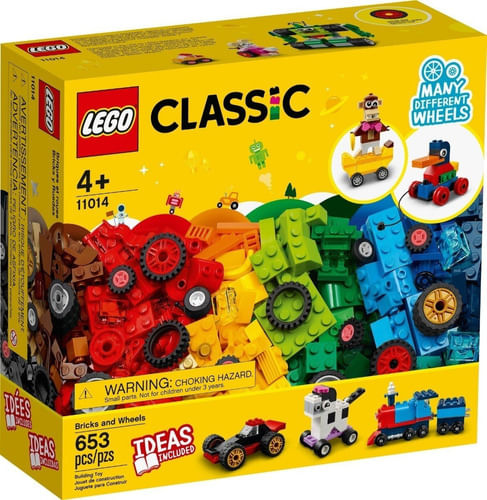 Lego Classic Ladrillos Y Ruedas 11014