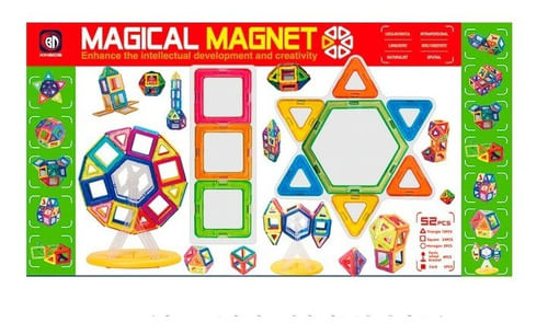 Bloques Magnéticos 52 Pcs 1372763