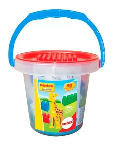 Abrick Jirafa Balde 50 Pcs 9054