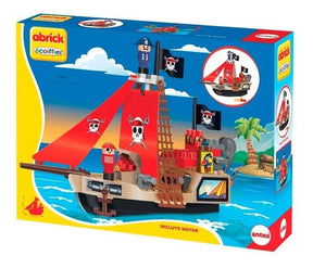Abrick Barco Pirata Con Motor A Pila 9043