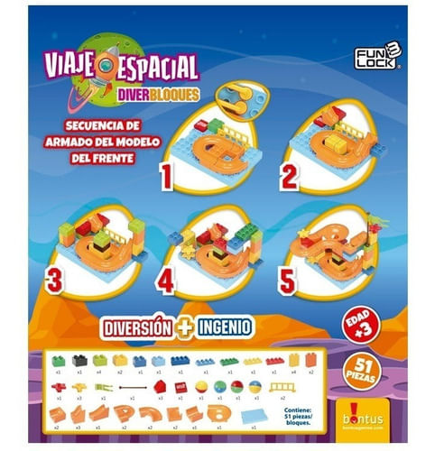 Diverbloques Viaje Espacial Set 2 Medio 922