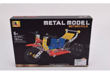 Arma Tu Vehículo De Metal 182 Pcs 1901355