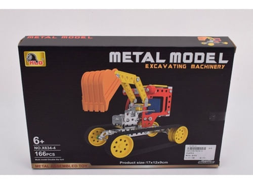 Arma Tu Vehículo De Metal 166 Pcs 1901358