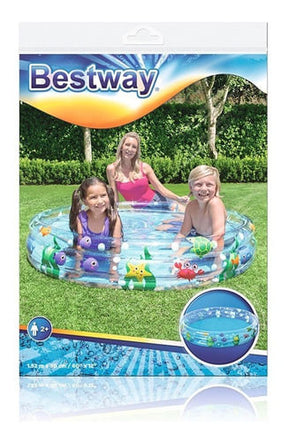 Bestway Pileta 3 Aros Mundo Marino 152x30cm 51004 2122