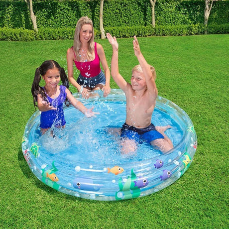 Bestway Pileta 3 Aros Mundo Marino 152x30cm 51004 2122