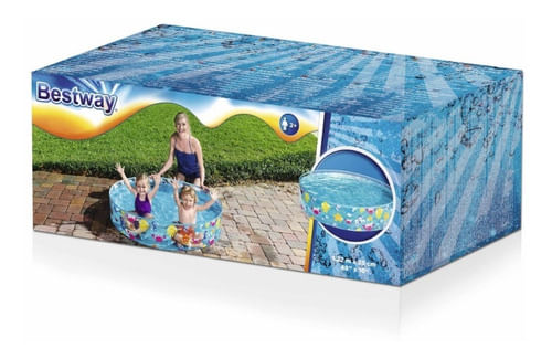 Bestway Pileta Orcas Y Tiburones 122x25 Cm 55028 2356
