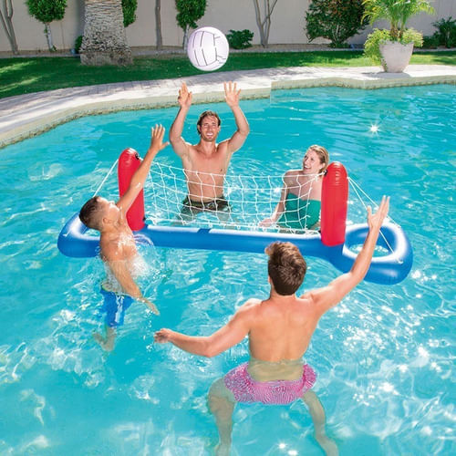 Set De Voley Inflable Flotante Con Red Y Pelota Bestway