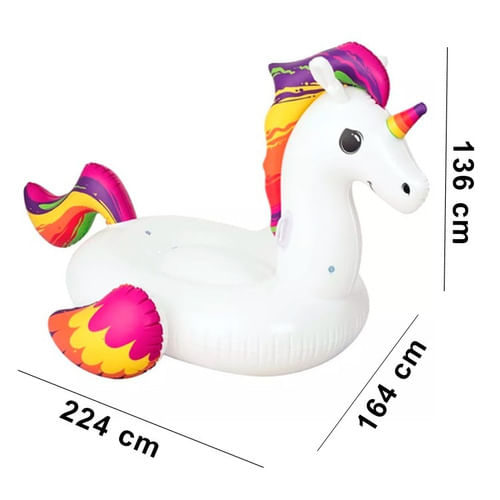 Bestway Unicornio Kawaii Grande 2.24m X 1.64m 41113