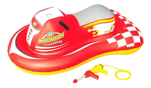 Bestway Moto Con Pistola Lanza Agua Inflable