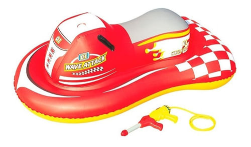 Bestway Moto Con Pistola Lanza Agua Inflable
