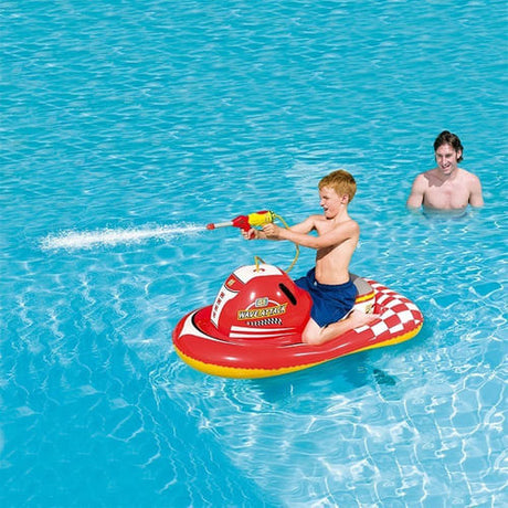 Bestway Moto Con Pistola Lanza Agua Inflable
