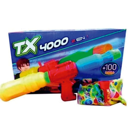 Pistola De Agua Antex Tx4000 2 En1 Original De Tv