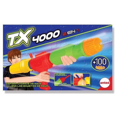 Pistola De Agua Antex Tx4000 2 En1 Original De Tv