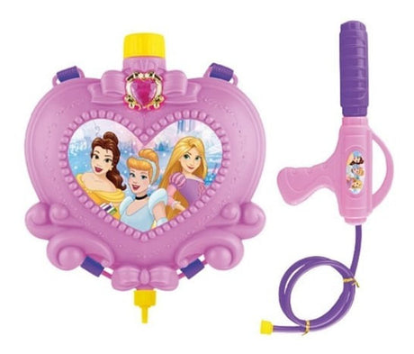 Mochila De Agua Corazon Con Lanzador Disney Princesas 8544