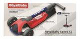 Royal Baby Monopatin Plegable Azul/rojo Rb-s1