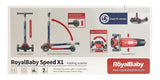 Royal Baby Monopatin Plegable Azul/rojo Rb-s1