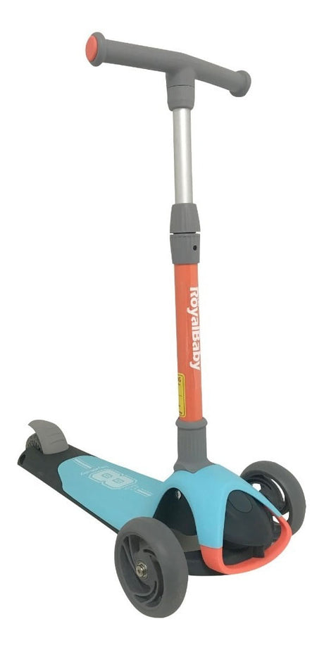 Royal Baby Monopatin Plegable Azul/naranja Rb-s1