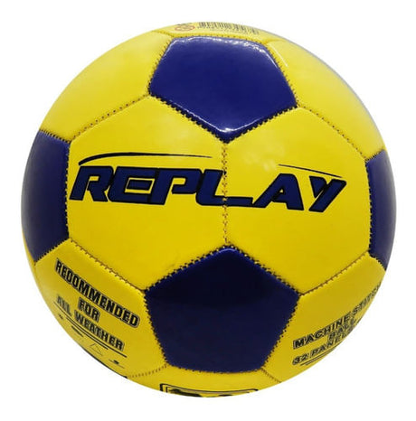 Pelota Futbol N° 5 Replay 7085 Shine Amarillo con azul