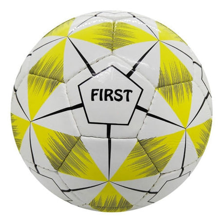 Pelota Futbol N° 5 First 1964 Shine Blanco con amarillo