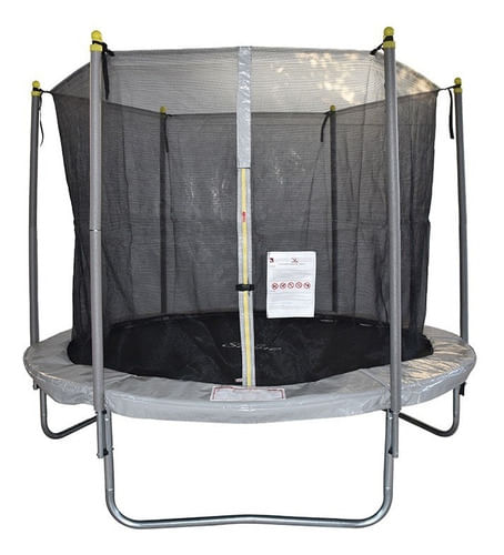 Cama Elástica Gris 244 Cm Tr08p11c
